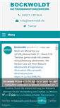 Mobile Screenshot of bockwoldt.de